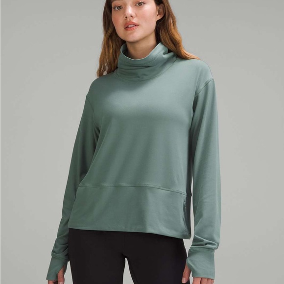 lululemon athletica Sweaters - Lululemon Ready to Rulu Pullover in the color Green Twill